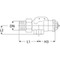 Radiatorafsluiter Serie: AV9 Type: 3447 Messing Haaks verkeerd